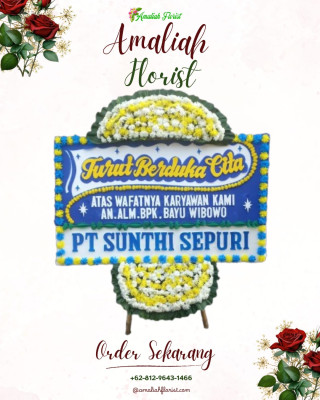 Papan Bunga Duka di Ciwaru