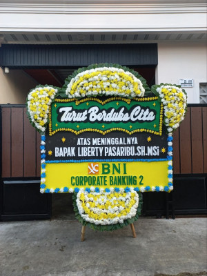 Papan Bunga Duka di Ciwaru