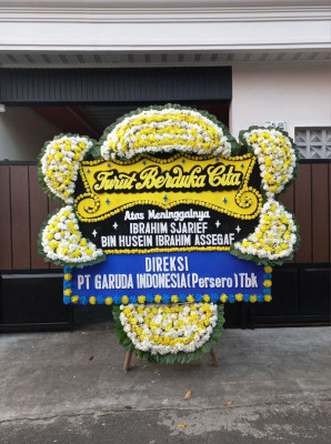 Papan Bunga Duka di Ciwaru