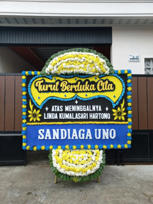 Papan Bunga Duka di Ciwaru