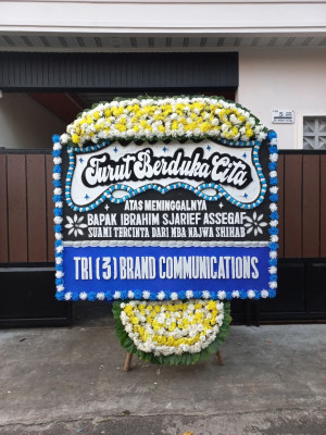 Papan Bunga Duka di Ciwaru